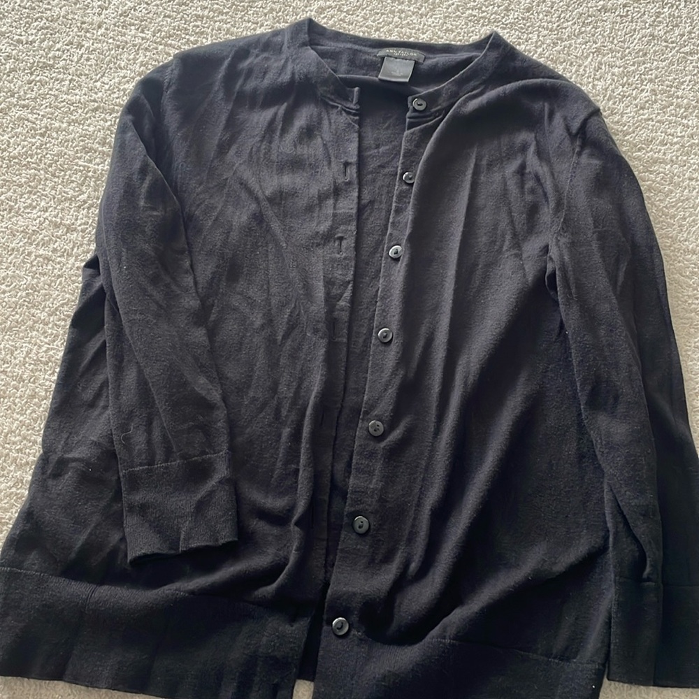 Ann Taylor Black Cardigan